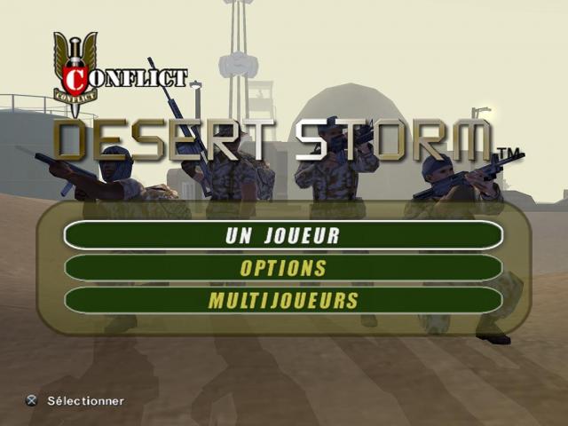 Screenshot Conflict : Desert Storm