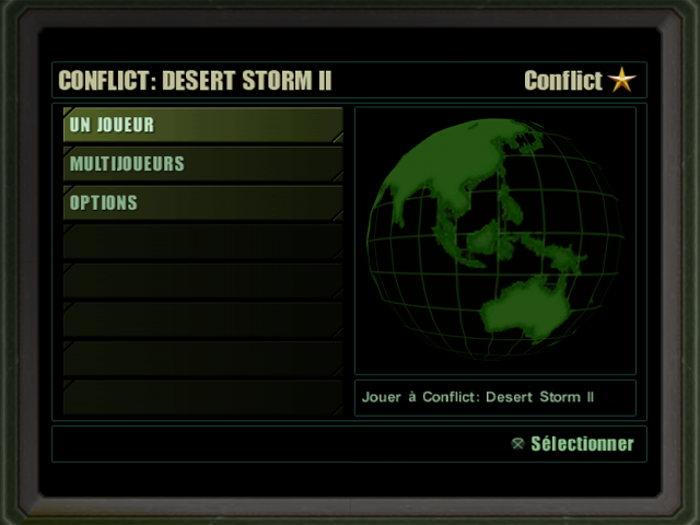 Screenshot Conflict : Desert Storm II