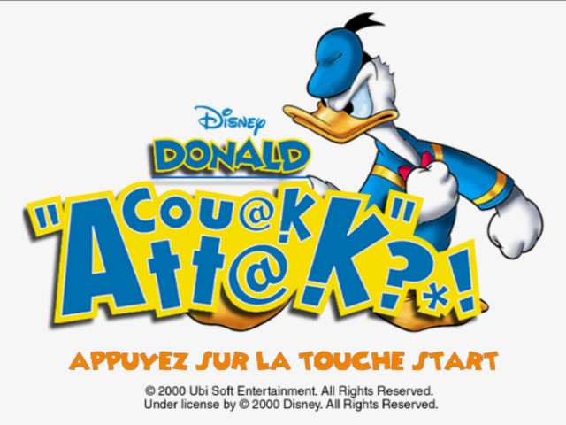 Screenshot Disney's Donald Duck : Cou@k Att@k?*!