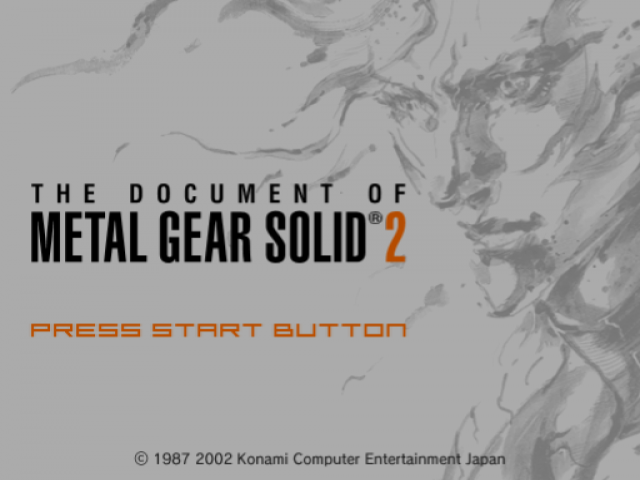 Screenshot The Document Of Metal Gear Solid 2