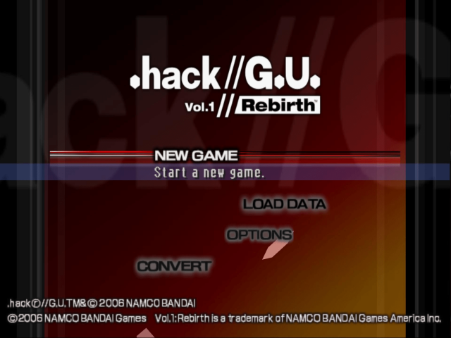 Screenshot Dot Hack G.U. Vol. 1 : Rebirth