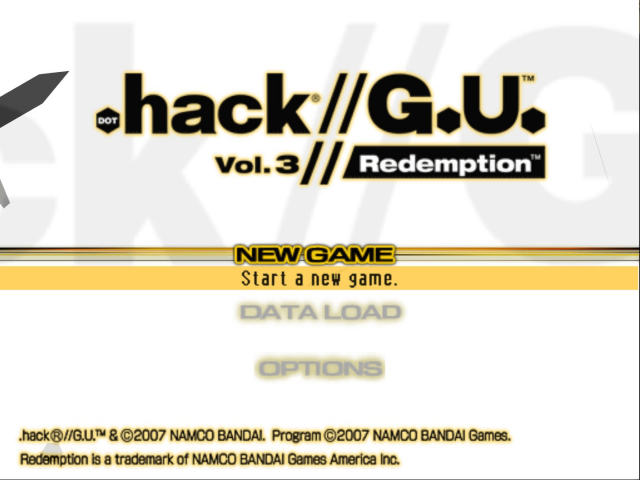 Screenshot Dot Hack G.U. Vol. 3 : Redemption