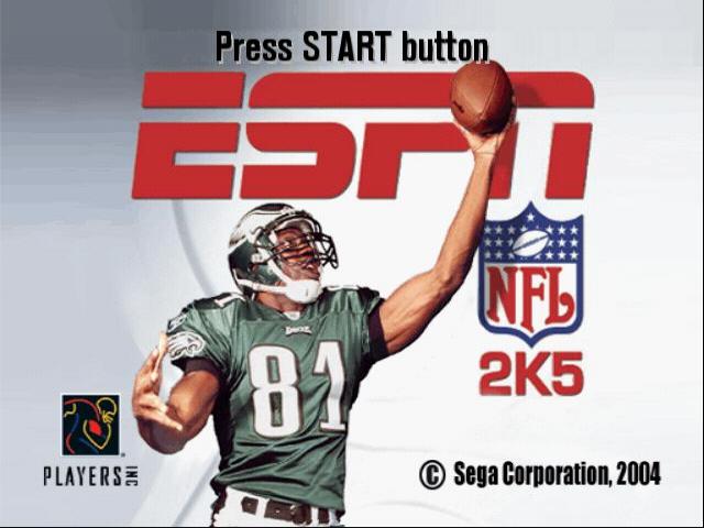 Screenshot ESPN NFL 2K5