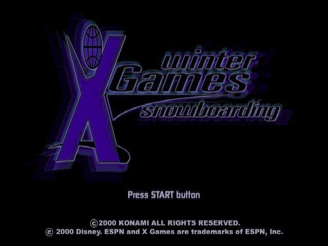 Screenshot ESPN Winter X Games Snowboarding