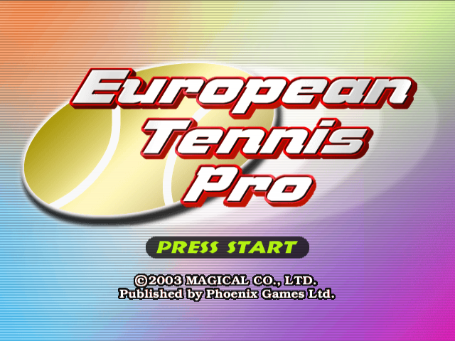 Screenshot European Tennis Pro