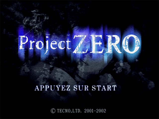 Screenshot Project Zero