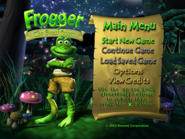 Screenshot Frogger : The Great Quest