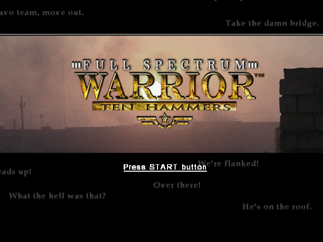 Screenshot Full Spectrum Warrior : Ten Hammers