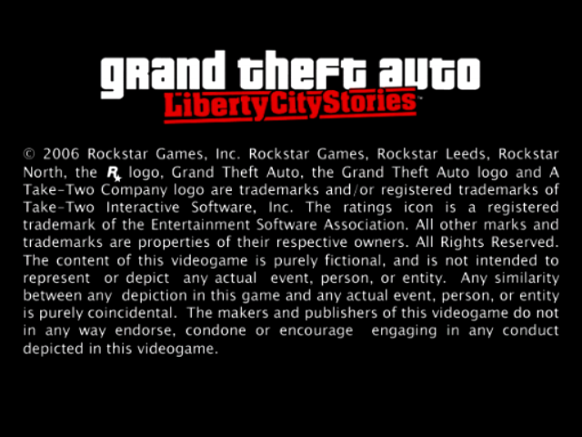 Screenshot Grand Theft Auto : Liberty City Stories