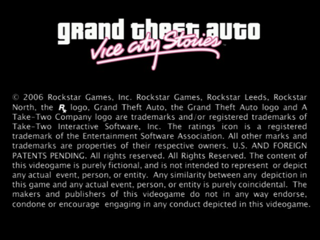 Screenshot Grand Theft Auto : Vice City Stories
