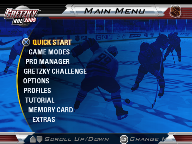 Screenshot Gretzky NHL 2005