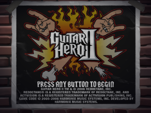 Screenshot Guitar Hero II