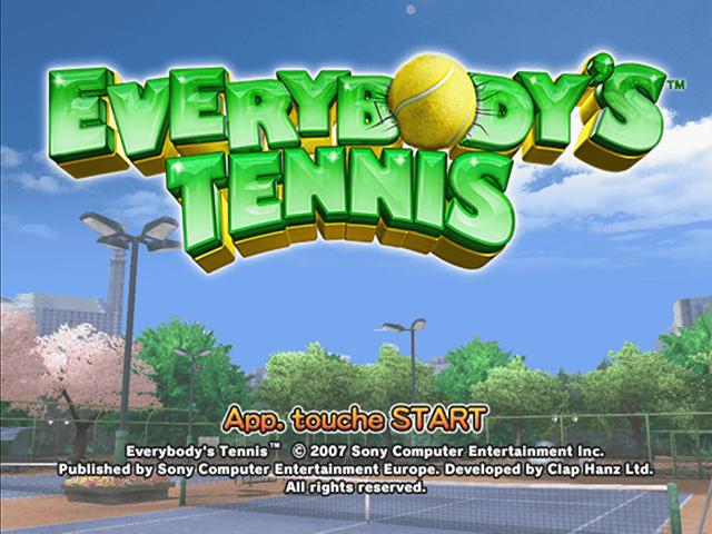 Screenshot Everybody's Tennis