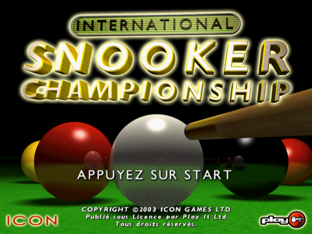 Screenshot International Snooker Championship