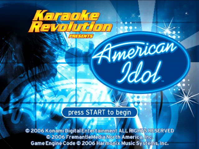 Screenshot Karaoke Revolution Presents : American Idol
