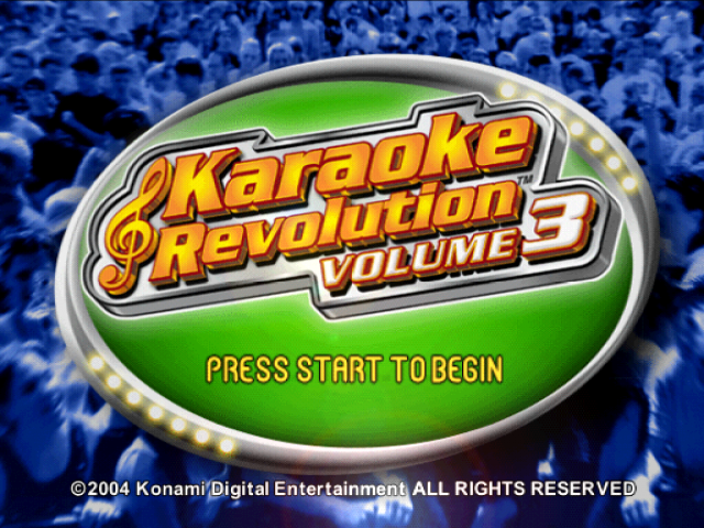 Screenshot Karaoke Revolution Volume 3