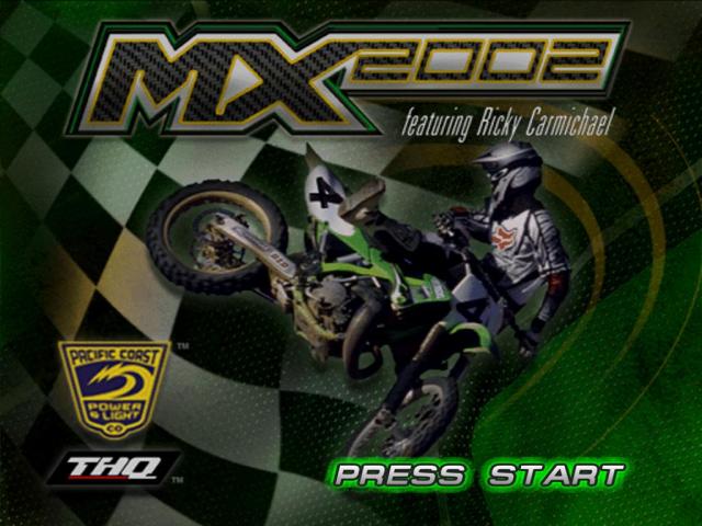 Screenshot MX 2002 featuring Ricky Carmichael