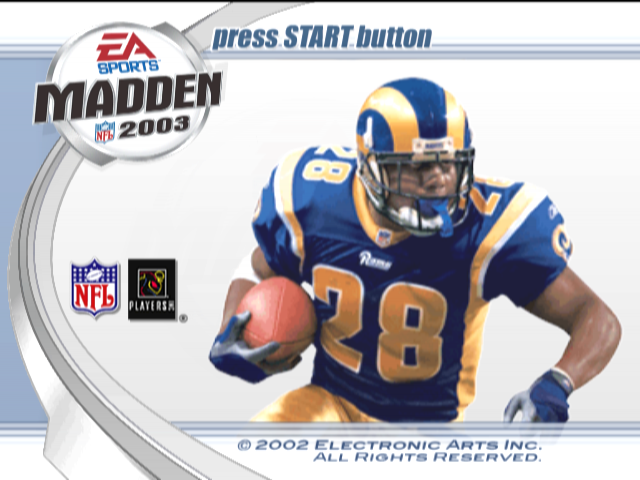 Screenshot Madden NFL 2003