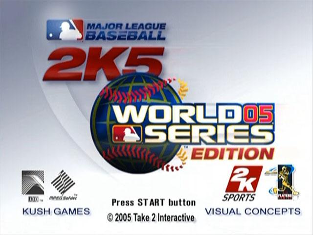 Screenshot Major League Baseball 2K5 : World Series Edition