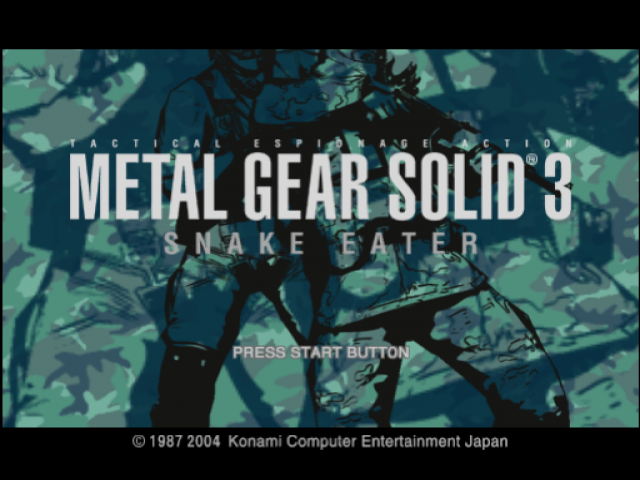 Screenshot Metal Gear Solid 3 : Snake Eater