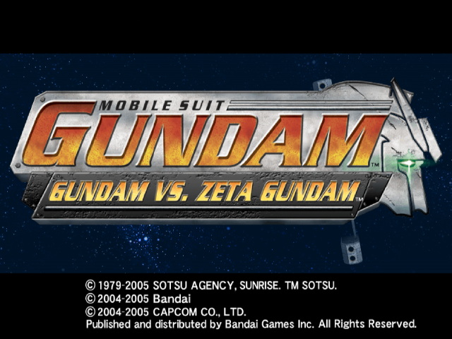Screenshot Mobile Suit Gundam : Gundam vs. Zeta Gundam