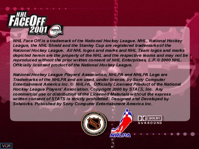 Screenshot NHL FaceOff 2001