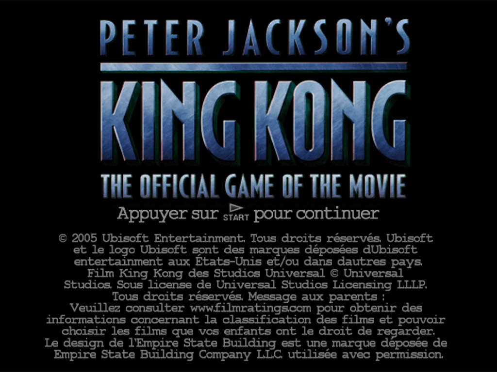 Screenshot Peter Jackson's King Kong : The Official Game of the Movie
