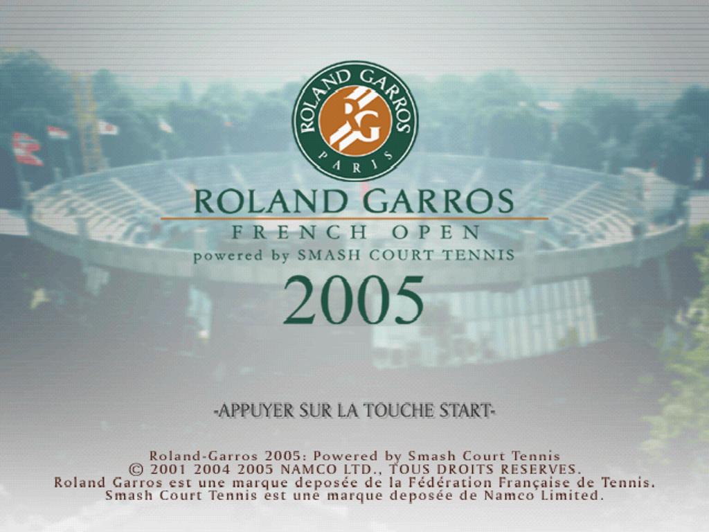 Screenshot Roland Garros 2005 : Powered by Smash Court Tennis