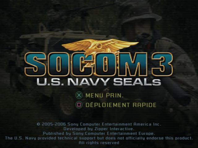Screenshot SOCOM 3 : U.S. Navy SEALs