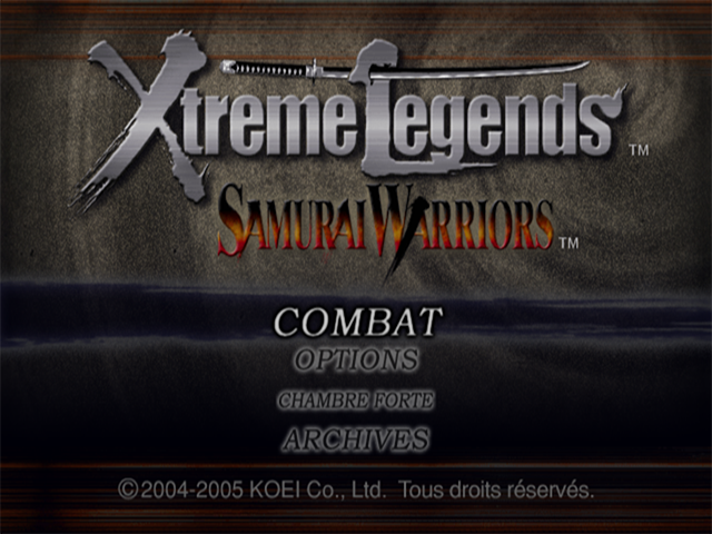 Screenshot Samurai Warriors : Xtreme Legends