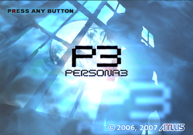 Screenshot P3 : Persona 3