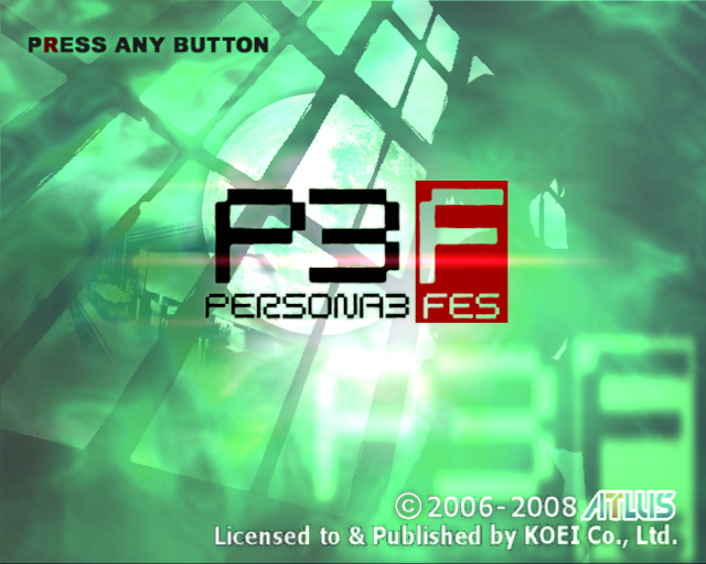 Screenshot Persona 3 FES