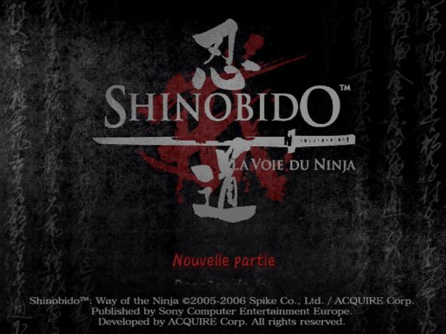 Screenshot Shinobido : La Voie du Ninja