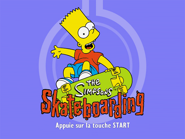 Screenshot The Simpsons Skateboarding