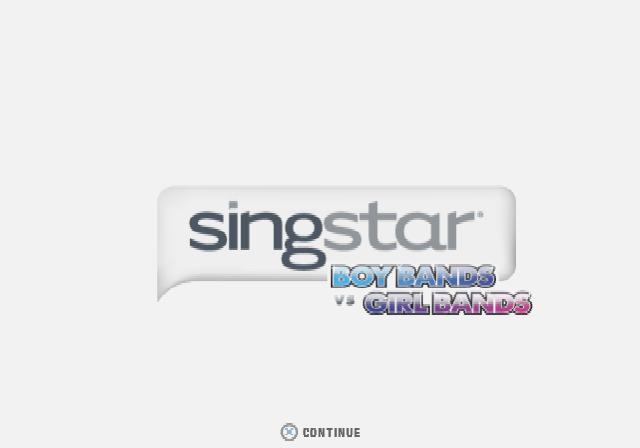 Screenshot SingStar Boy Bands vs Girl Bands