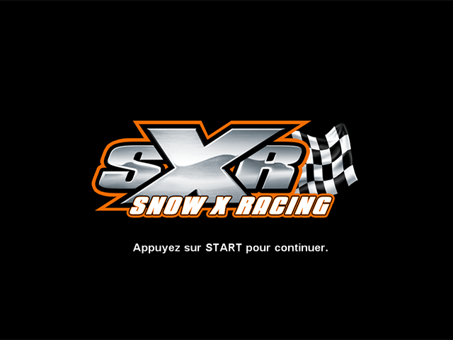 Screenshot SXR : Snow X Racing