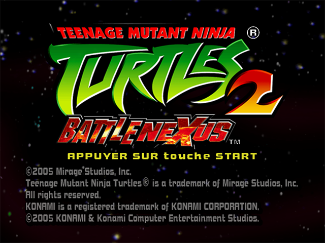 Screenshot Teenage Mutant Ninja Turtles 2 : Battle Nexus