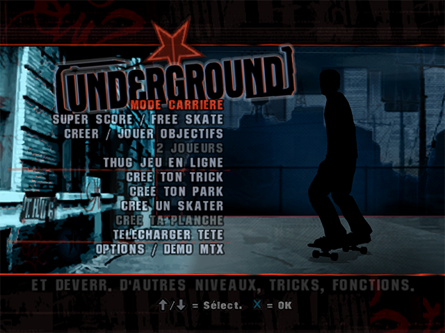 Screenshot Tony Hawk's Underground