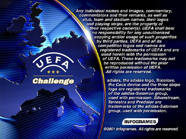 Screenshot UEFA Challenge