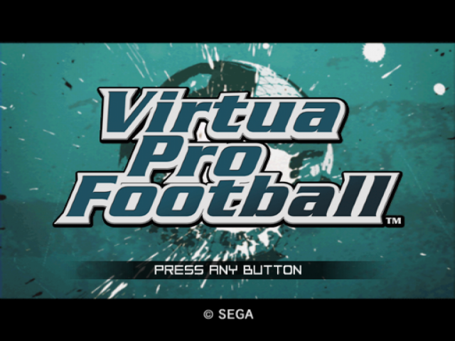 Screenshot Virtua Pro Football