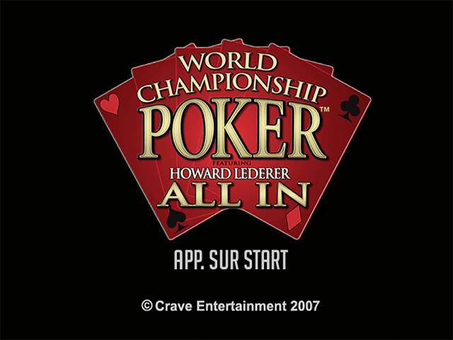 Screenshot World Championship Poker : Featuring Howard Lederer - All In