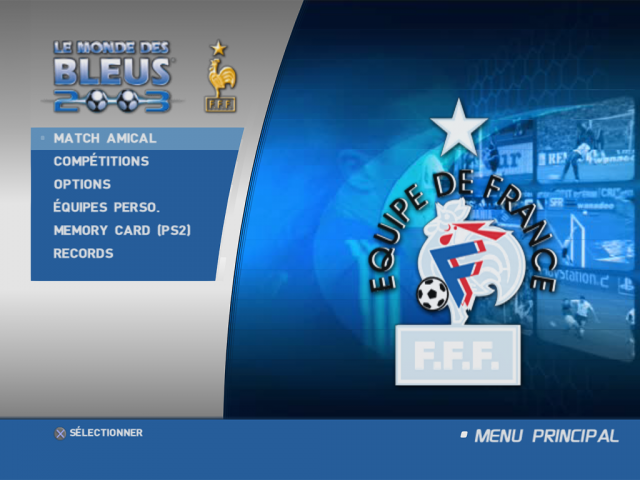 Screenshot Le Monde des Bleus 2003 : Un Nouveau Defi