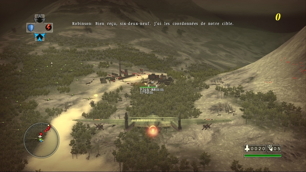 Screenshot Blazing Angels 2 : Secret Missions of WW II