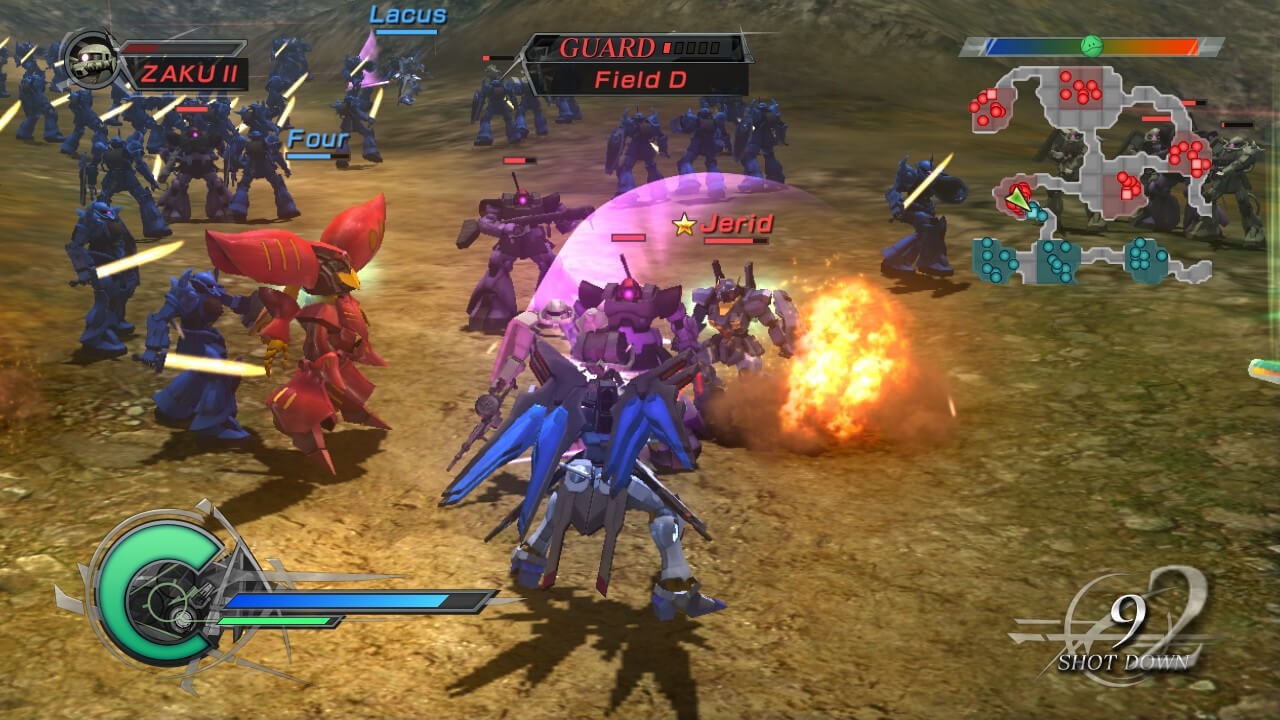 Screenshot Dynasty Warriors : Gundam 2