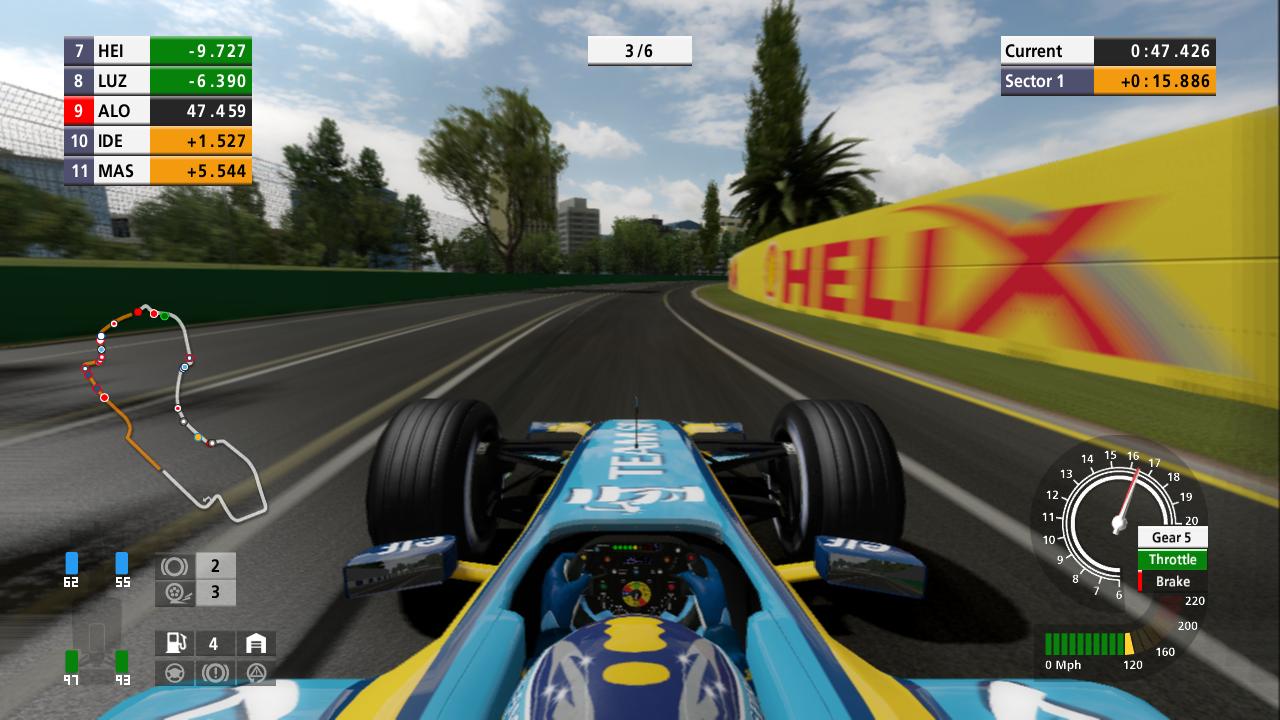 Screenshot Formula One Championship Edition