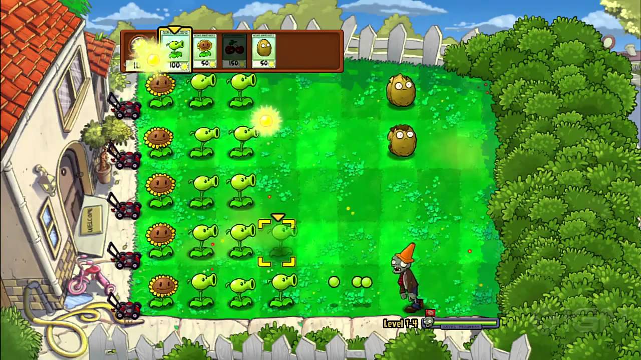 Screenshot Plantes Contre Zombies