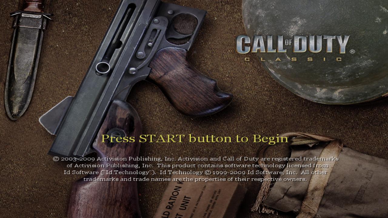 Screenshot Call of Duty Classic