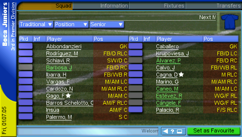 Screenshot Championship Manager