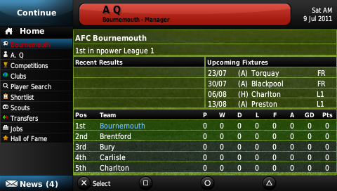 Screenshot Football Manager Handheld 2012