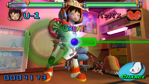 Screenshot Gitaroo Man Lives!